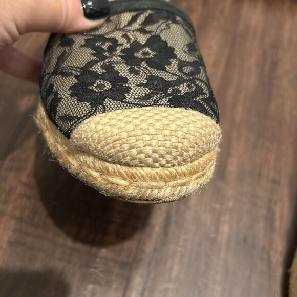 Stuart Weitzman Black Lace Platform Shoes, Size 7.5 - Picture 13 of 13